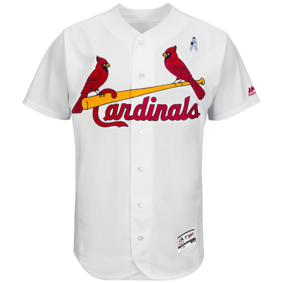 St. Louis Cardinals Majestic 2018 Father's Day Home Flex Base Team Jersey - White