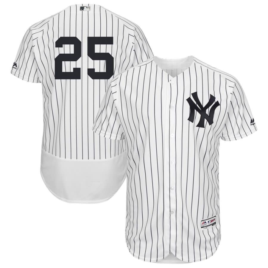 Gleyber Torres New York Yankees Majestic Home Authentic Collection Flex Base Player Jersey - White