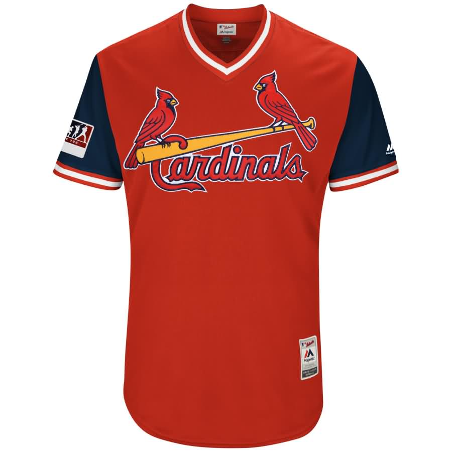 St. Louis Cardinals Majestic 2018 Players' Weekend Authentic Flex Base Pick-A-Player Roster Jersey - Red/Navy