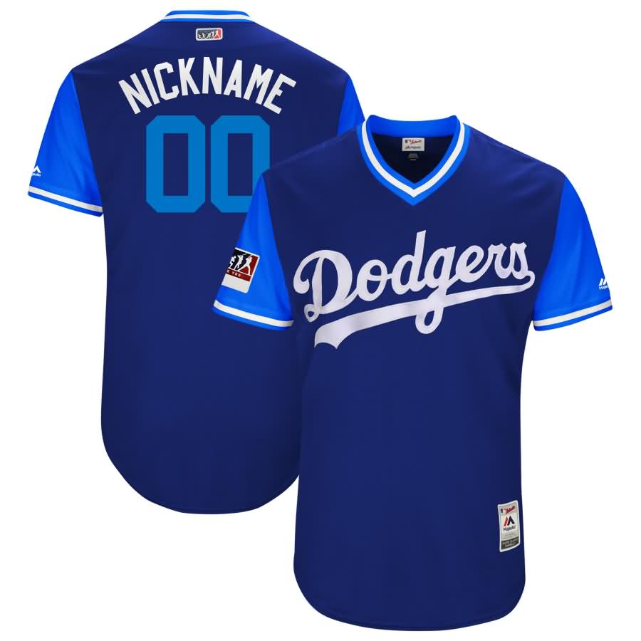 Los Angeles Dodgers Majestic 2018 Players' Weekend Authentic Flex Base Pick-A-Player Roster Jersey - Royal/Light Blue