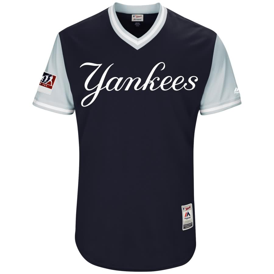 New York Yankees Majestic 2018 Players' Weekend Authentic Flex Base Pick-A-Player Roster Jersey - Navy/Gray