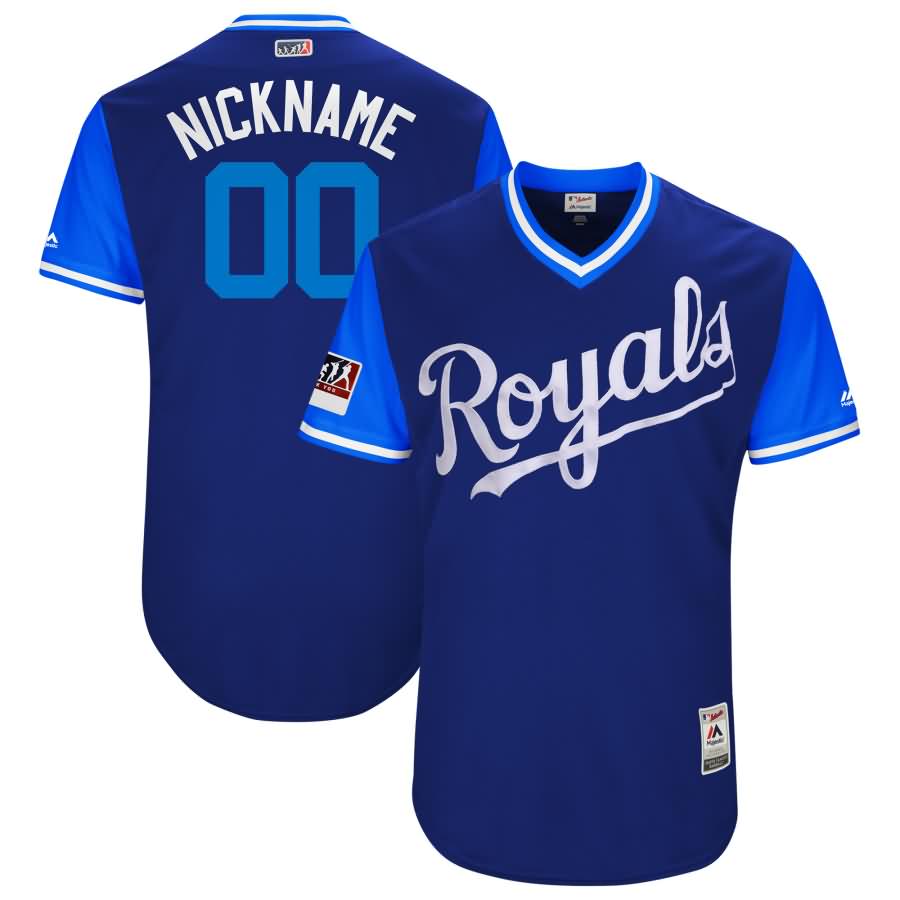 Kansas City Royals Majestic 2018 Players' Weekend Authentic Flex Base Pick-A-Player Roster Jersey - Royal/Light Blue