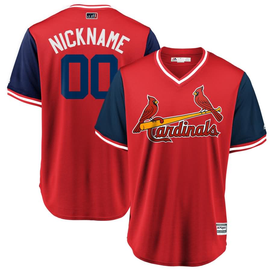 St. Louis Cardinals Majestic 2018 Players' Weekend Cool Base Pick-A-Player Roster Jersey - Red/Navy