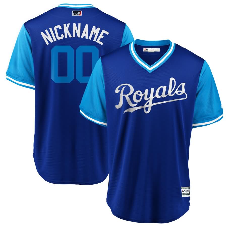 Kansas City Royals Majestic 2018 Players' Weekend Cool Base Pick-A-Player Roster Jersey - Royal/Light Blue