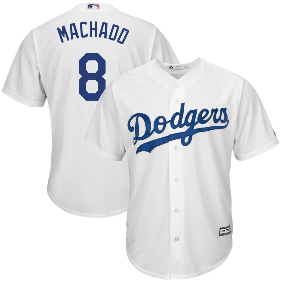 Manny Machado Los Angeles Dodgers Majestic Home Official Cool Base Jersey - White