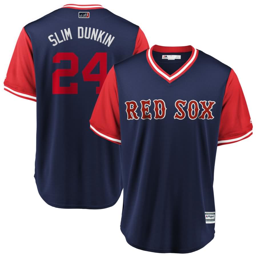 David Price "Slim Dunkin" Boston Red Sox Majestic 2018 Players' Weekend Cool Base Jersey - Navy/Red