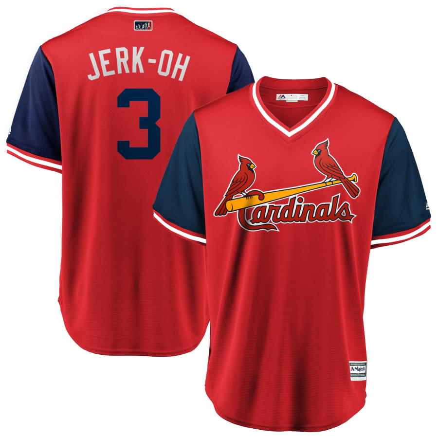 Jedd Gyorko "Jerk-Oh" St. Louis Cardinals Majestic 2018 Players' Weekend Cool Base Jersey - Red/Navy