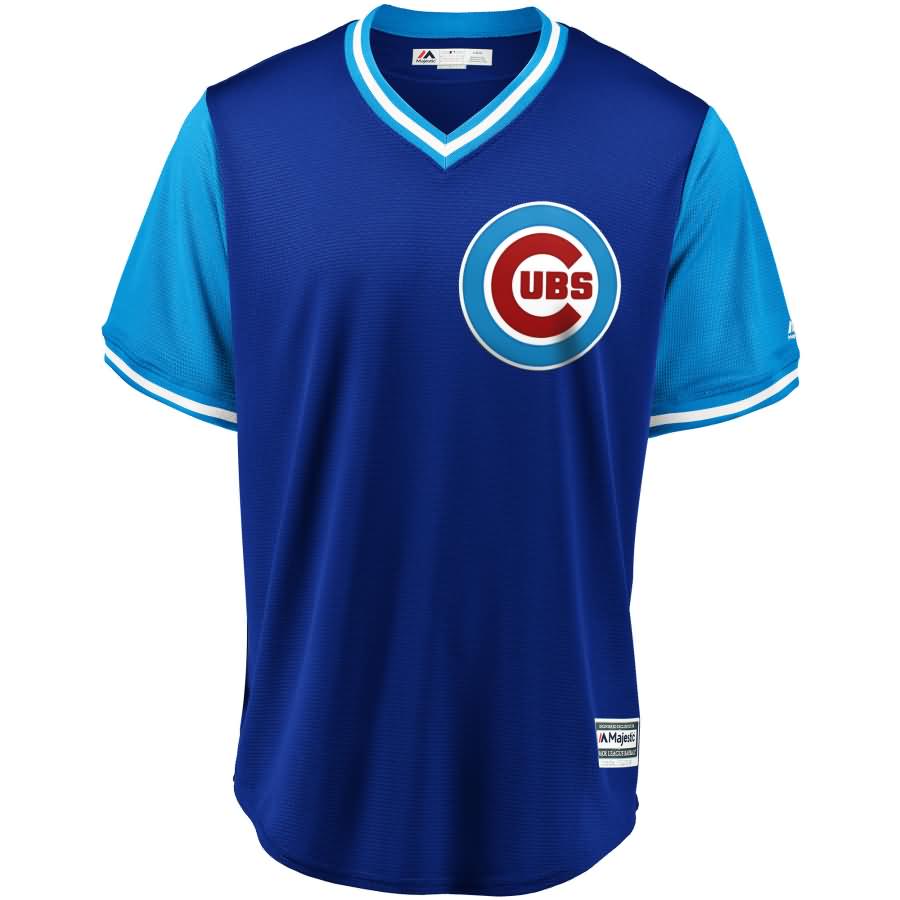 Kyle Schwarber "Schwarbs" Chicago Cubs Majestic 2018 Players' Weekend Cool Base Jersey - Royal/Light Blue