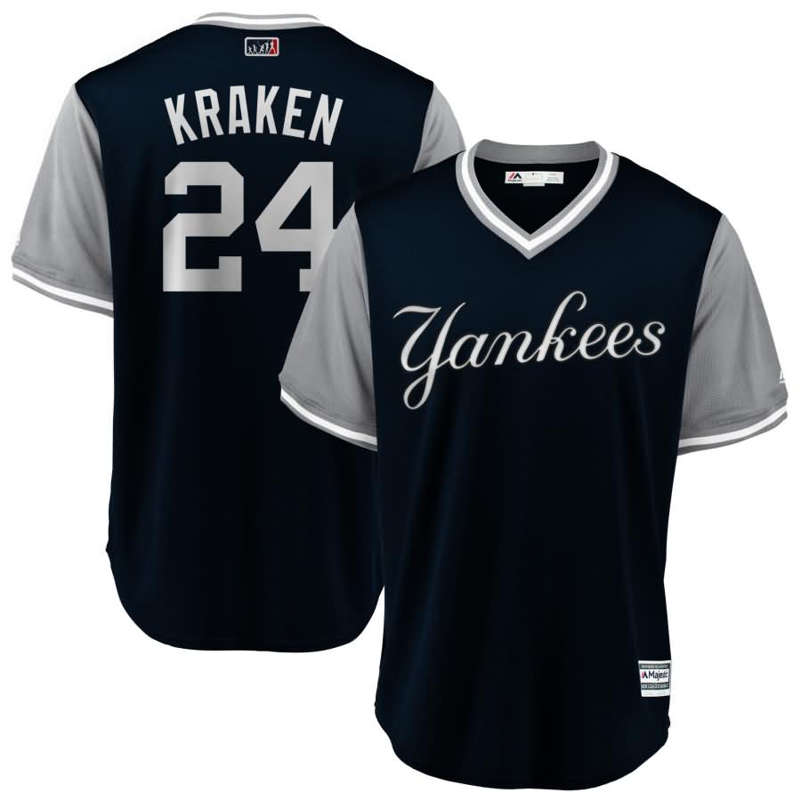 Gary Sanchez "Kraken" New York Yankees Majestic 2018 Players' Weekend Cool Base Jersey - Navy/Gray