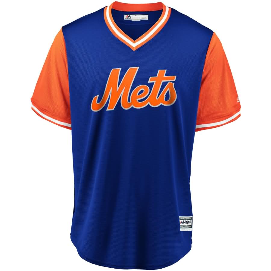 Noah Syndergaard "Thor" New York Mets Majestic 2018 Players' Weekend Cool Base Jersey - Royal/Orange