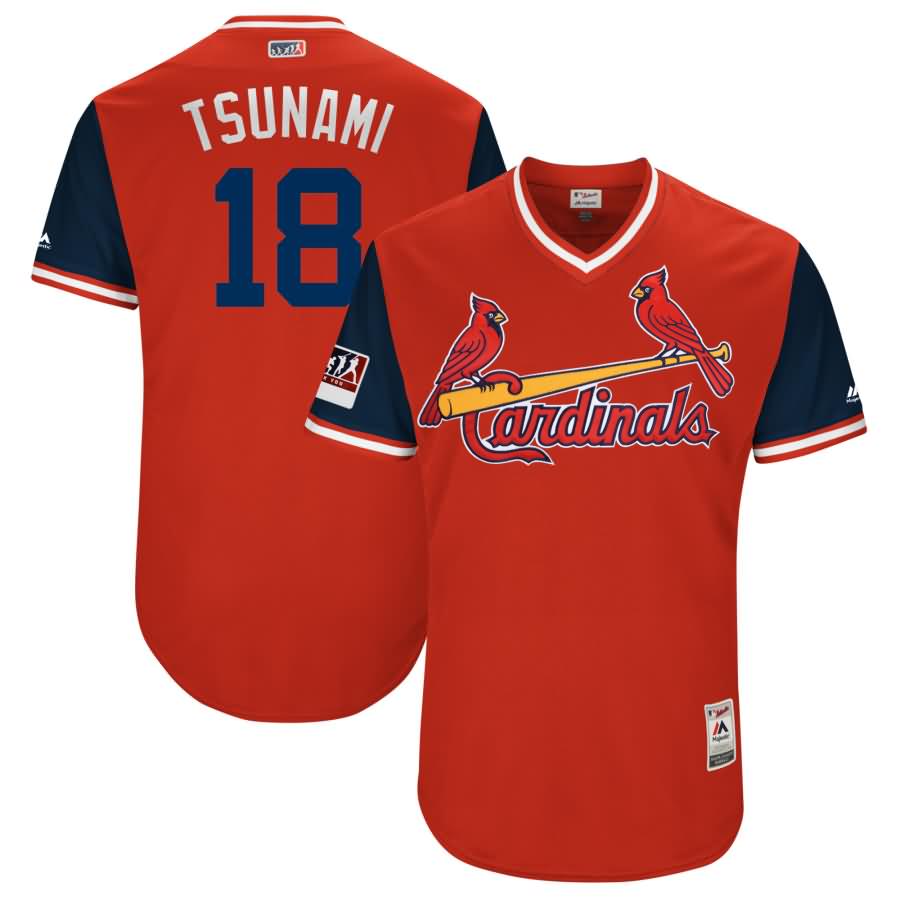 Carlos Martinez "Tsunami" St. Louis Cardinals Majestic 2018 Players' Weekend Authentic Jersey - Red/Navy