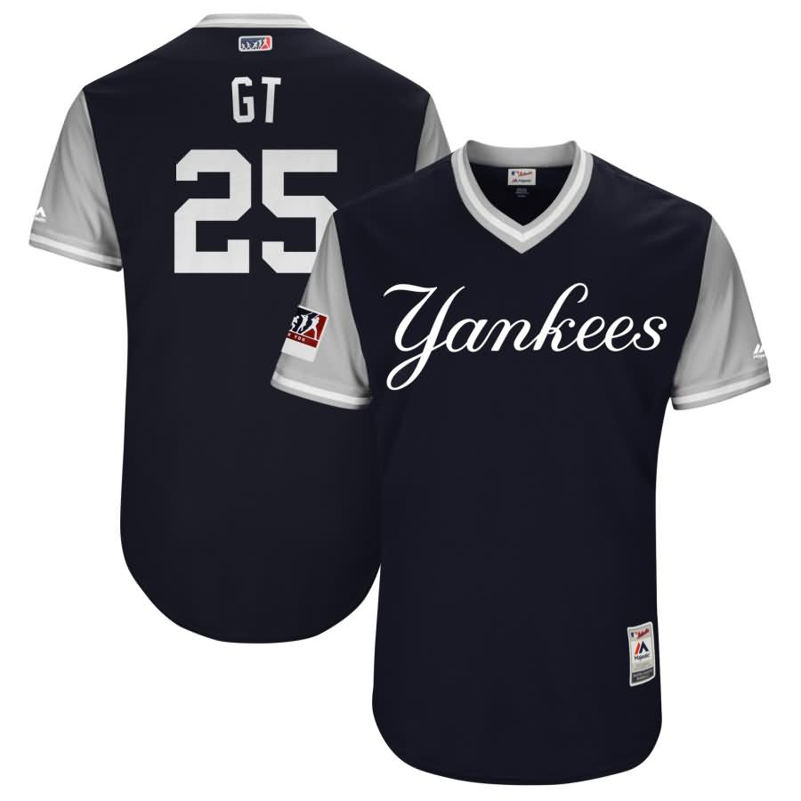 Gleyber Torres "GT" New York Yankees Majestic 2018 Players' Weekend Authentic Jersey - Navy/Gray