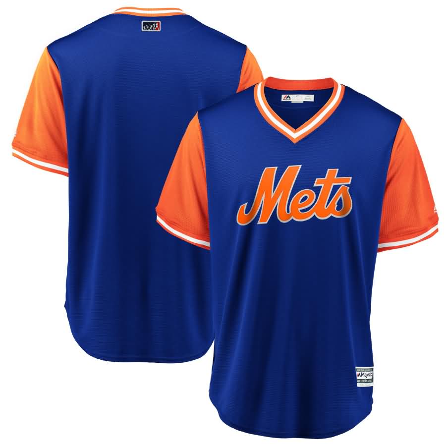 New York Mets Majestic 2018 Players' Weekend Team Jersey - Royal/Orange