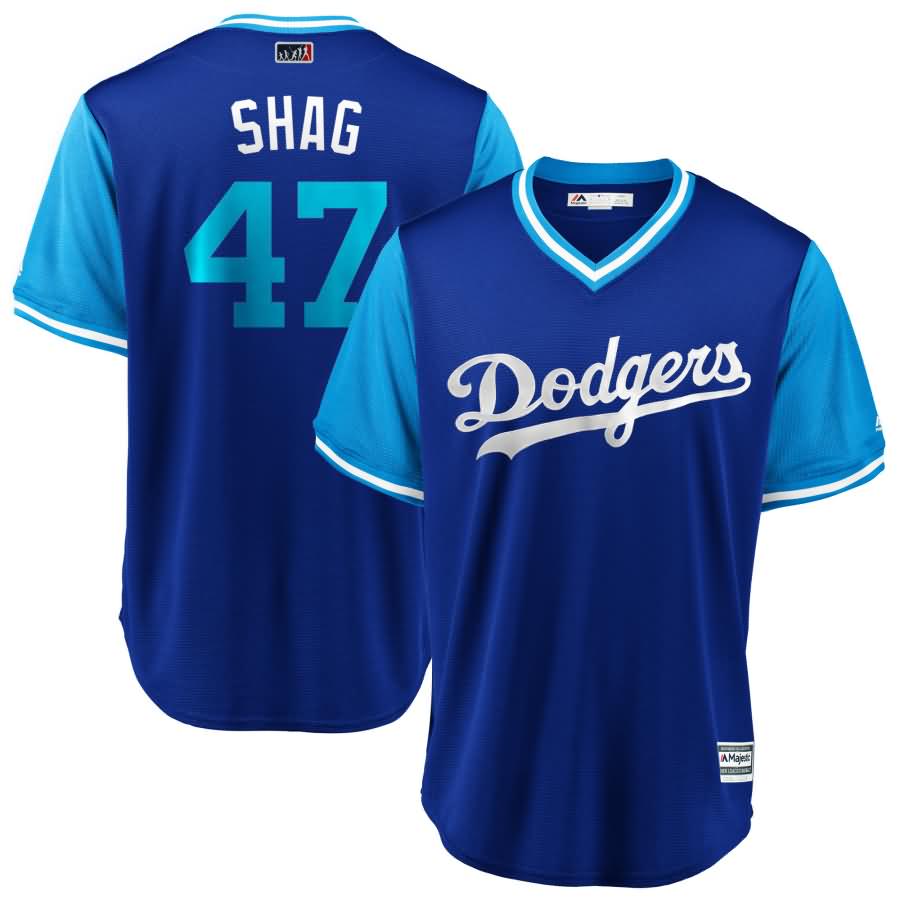 JT Chargois "Shag" Los Angeles Dodgers Majestic 2018 Players' Weekend Cool Base Jersey - Royal/Light Blue