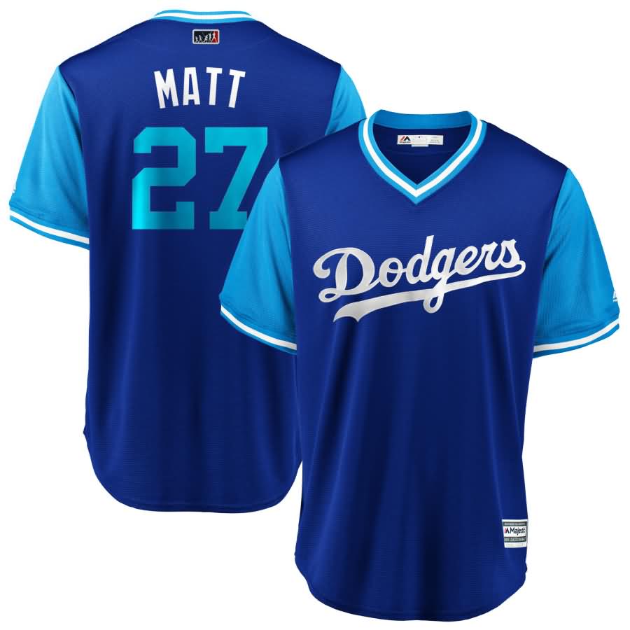 Matt Kemp "Matt" Los Angeles Dodgers Majestic 2018 Players' Weekend Cool Base Jersey - Royal/Light Blue