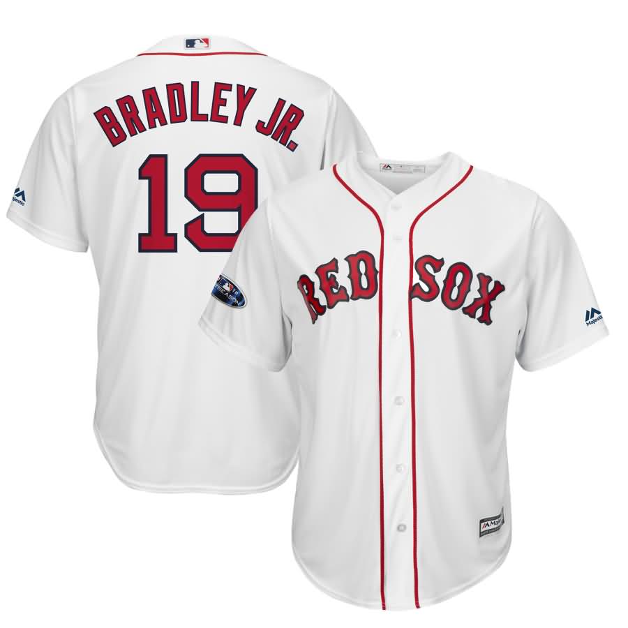 Jackie Bradley Jr. Boston Red Sox Majestic 2018 Postseason Home Cool Base Player Jersey - White