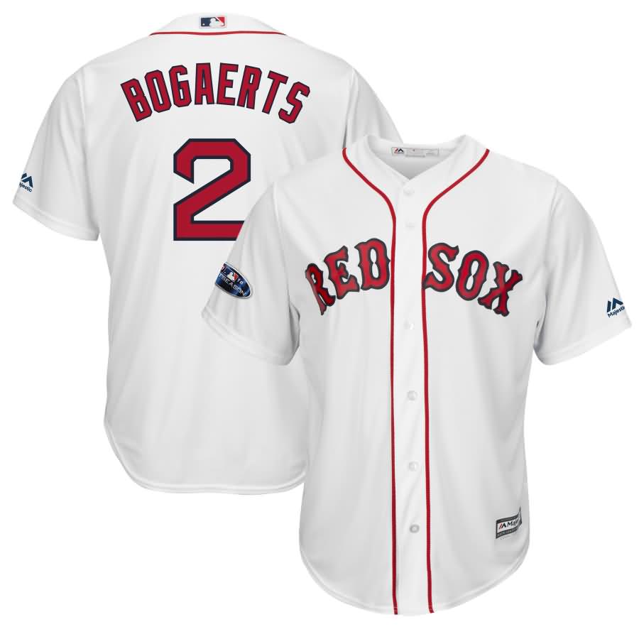 Xander Bogaerts Boston Red Sox Majestic 2018 Postseason Home Cool Base Player Jersey - White