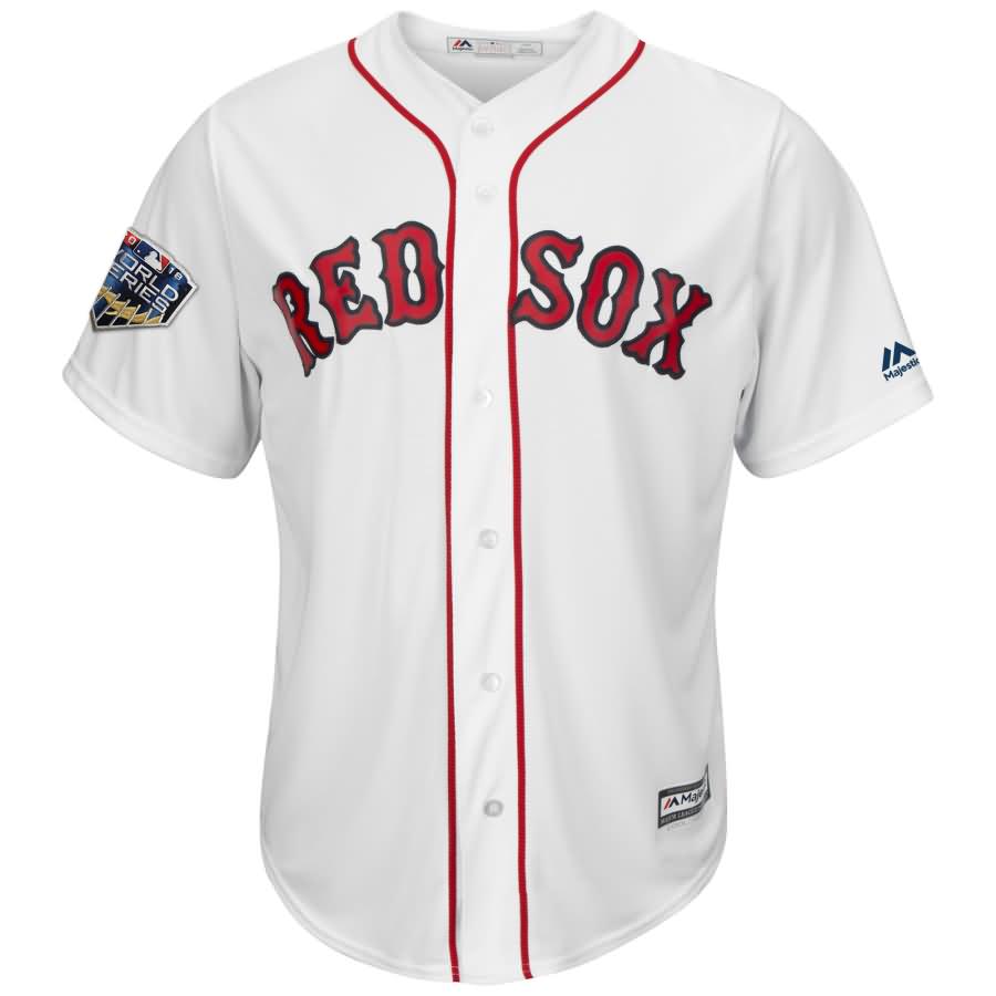 Andrew Benintendi Boston Red Sox Majestic 2018 World Series Cool Base Player Jersey - White