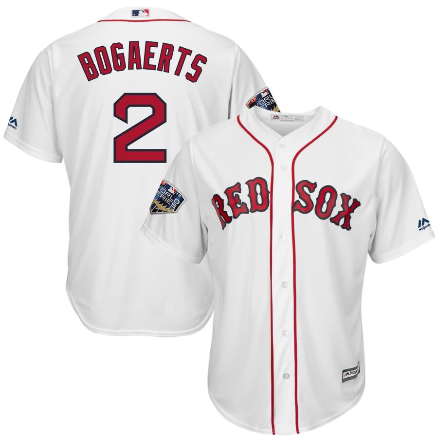 Xander Bogaerts Boston Red Sox Majestic 2018 World Series Cool Base Player Jersey - White