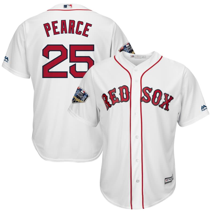 Steve Pearce Boston Red Sox Majestic 2018 World Series Cool Base Player Jersey - White