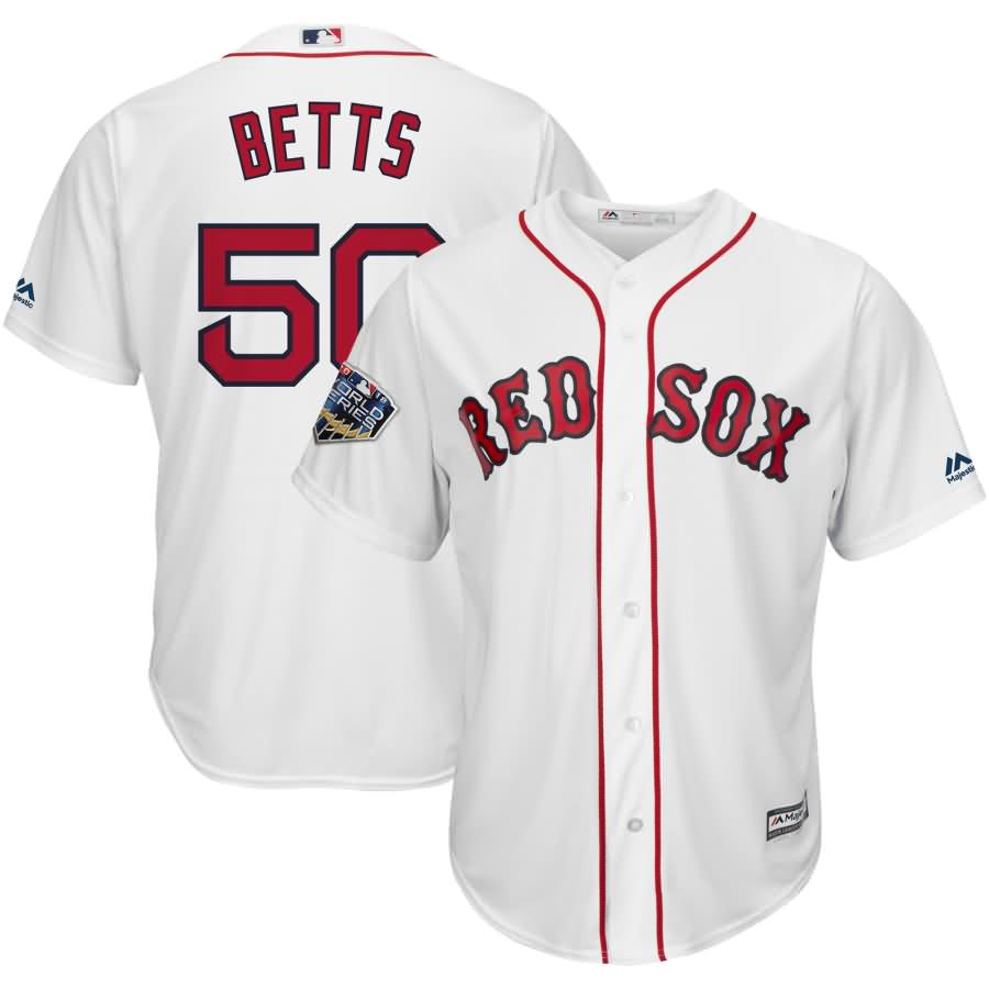 Mookie Betts Boston Red Sox Majestic 2018 World Series Cool Base Player Jersey - White