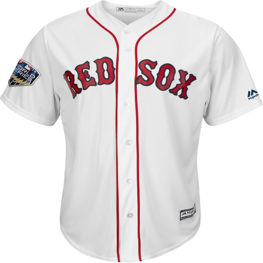 Andrew Benintendi Boston Red Sox Majestic 2018 World Series Cool Base Player Number Jersey - White