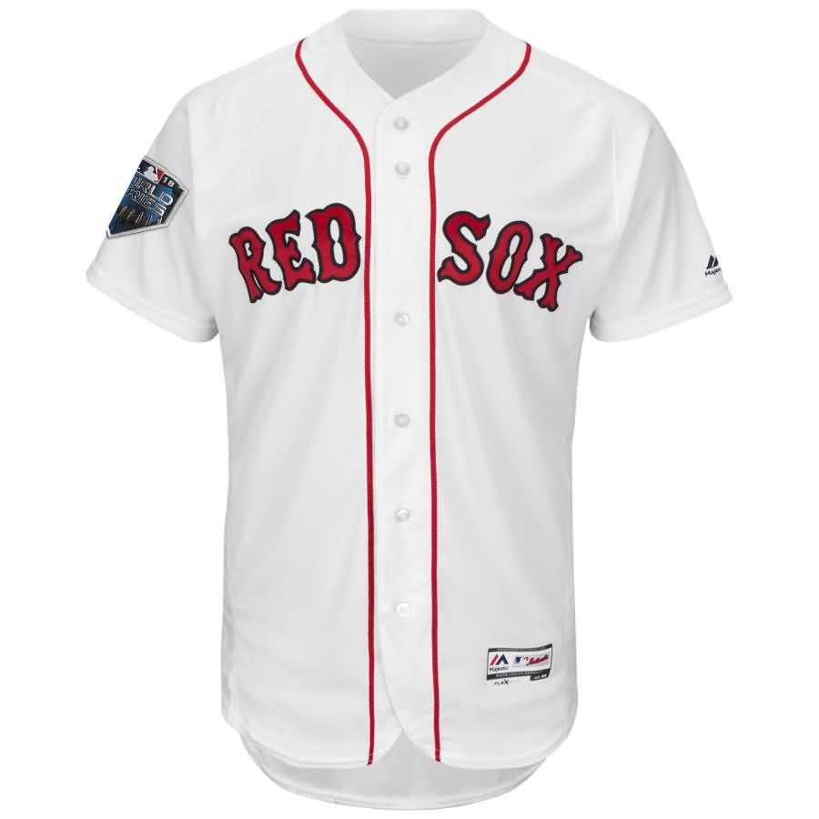 Andrew Benintendi Boston Red Sox Majestic 2018 World Series Flex Base Player Jersey - White