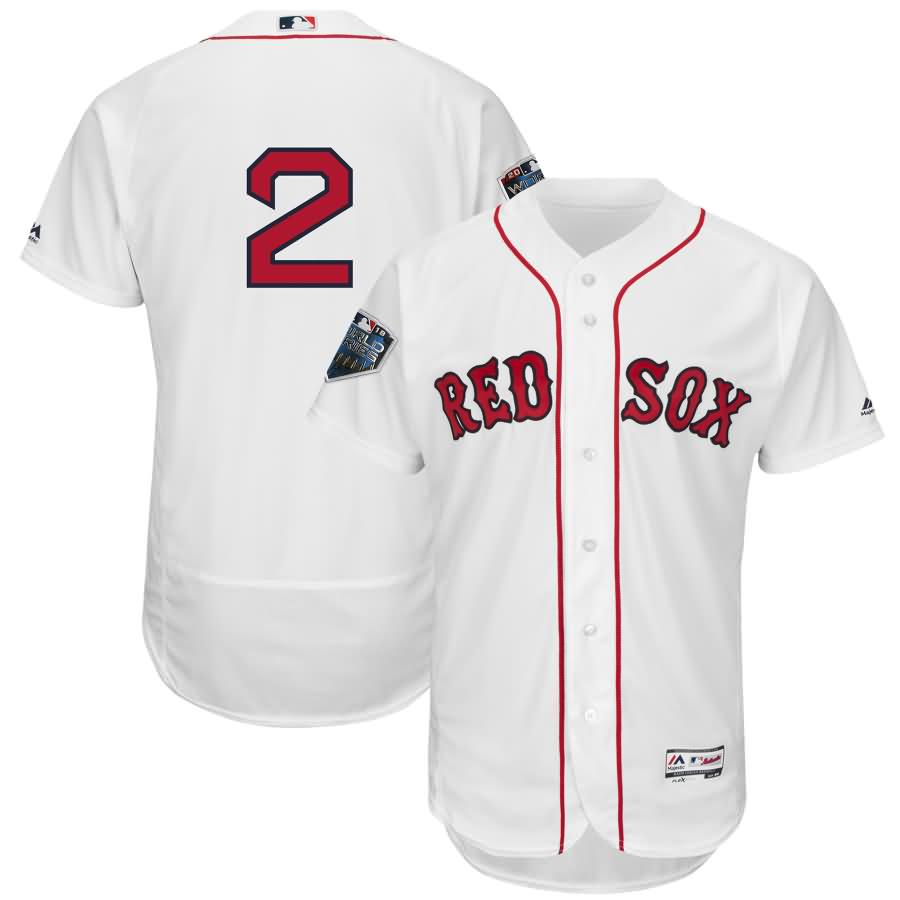 Xander Bogaerts Boston Red Sox Majestic 2018 World Series Flex Base Player Jersey - White