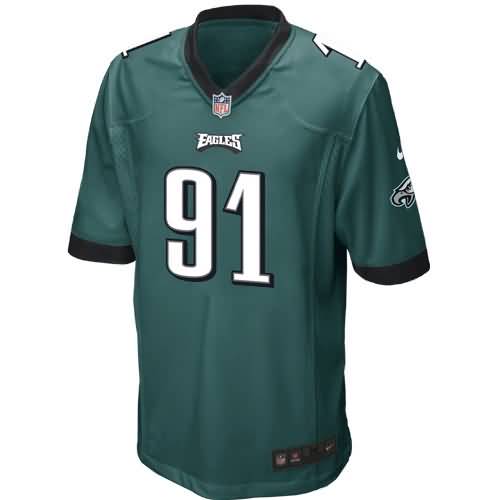 Fletcher Cox Philadelphia Eagles Nike Youth Team Color Game Jersey - Midnight Green