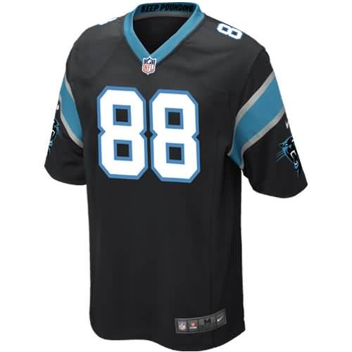 Greg Olsen Carolina Panthers Nike Youth Team Color Game Jersey - Black