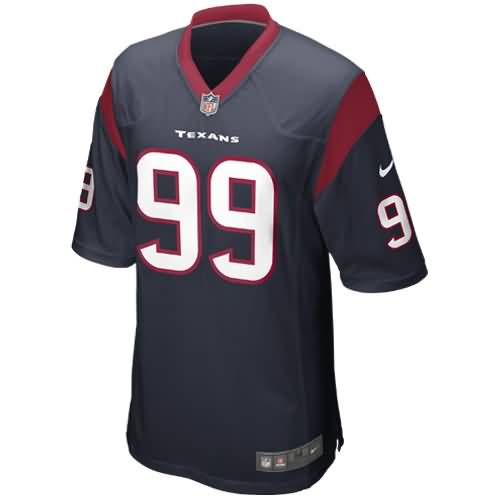 JJ Watt Houston Texans Nike Youth Team Color Game Jersey - Navy Blue