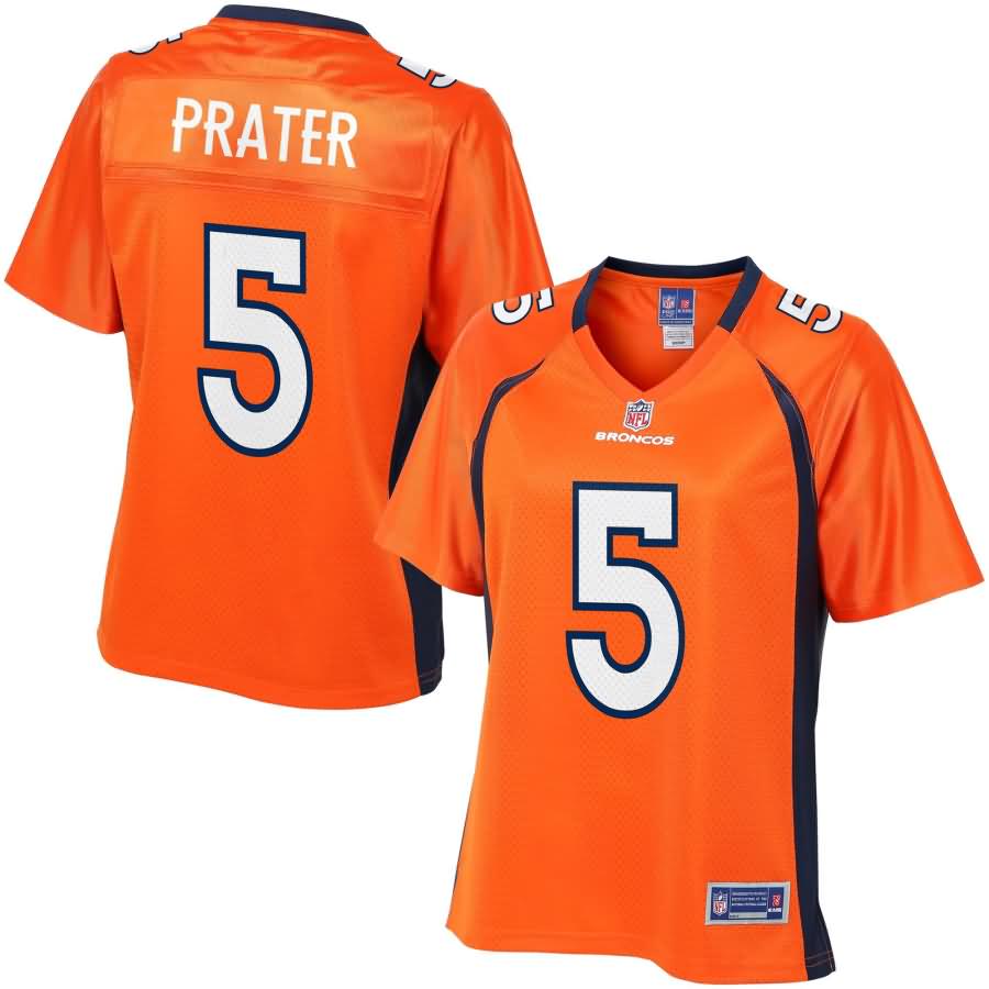 Pro Line Women's Denver Broncos Matt Prater Team Color Jersey --