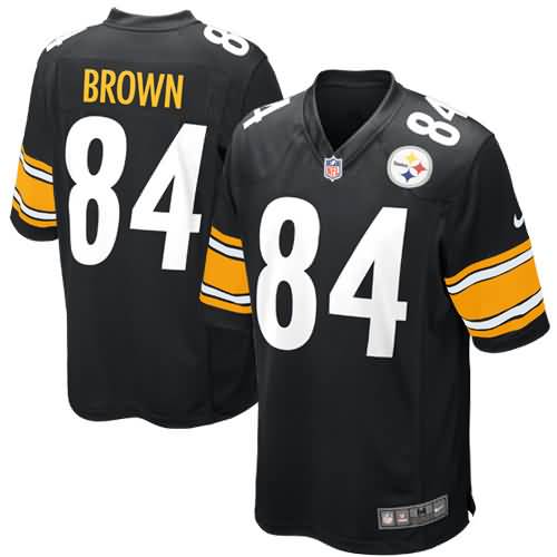 Antonio Brown Pittsburgh Steelers Nike Game Jersey - Black