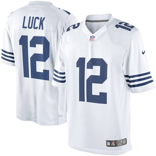 Andrew Luck Indianapolis Colts Nike Alternate Limited Jersey - White