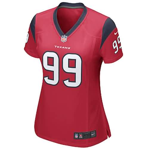 JJ Watt Houston Texans Nike Women's Game Jersey - Red