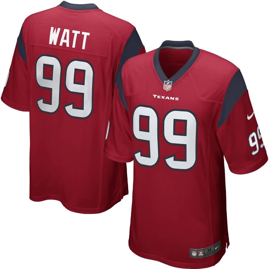 JJ Watt Houston Texans Nike Youth Alternate Game Jersey - Red