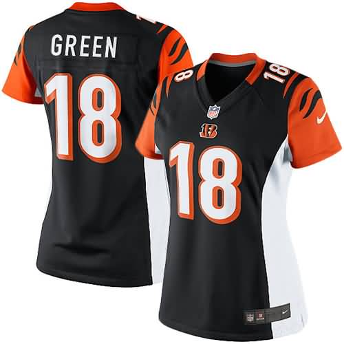 AJ Green Cincinnati Bengals Nike Women's Limited Jersey - Black