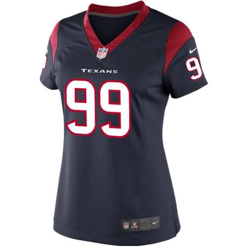 JJ Watt Houston Texans Nike Women's Limited Jersey - Navy Blue