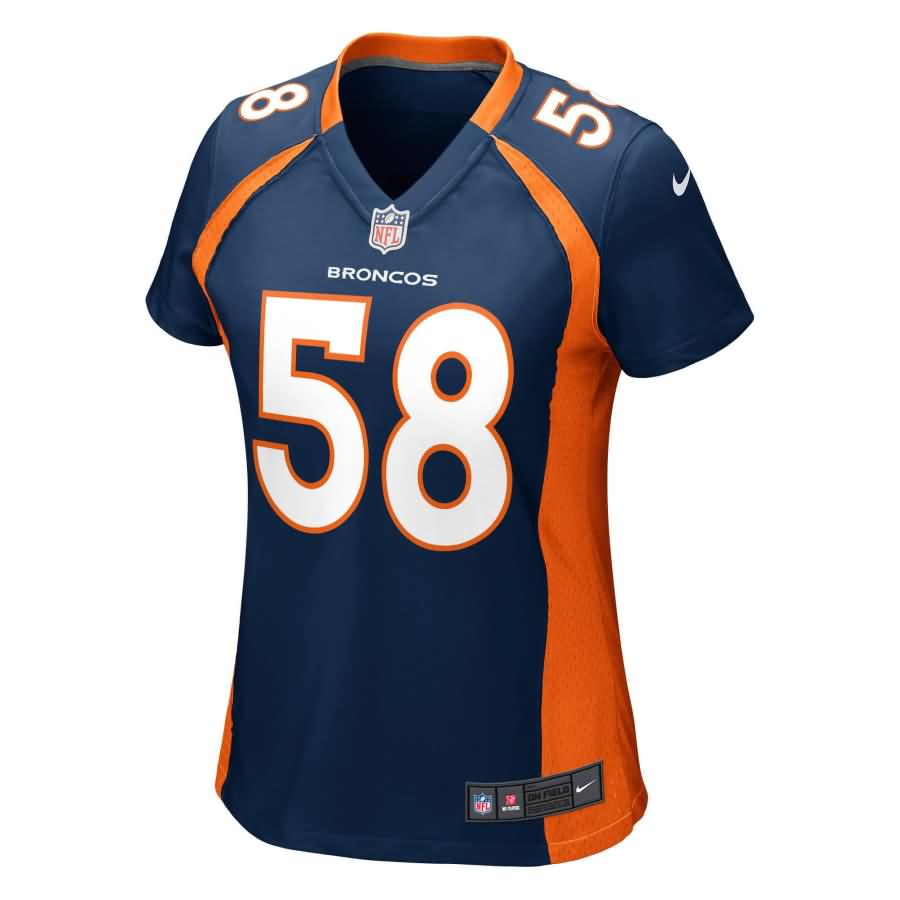 Von Miller Denver Broncos Nike Women's Game Jersey - Navy Blue