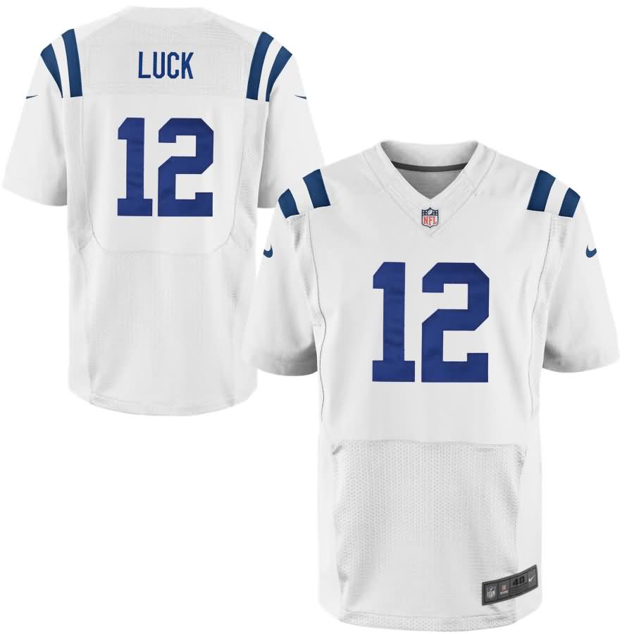 Andrew Luck Indianapolis Colts Nike Elite Jersey - White