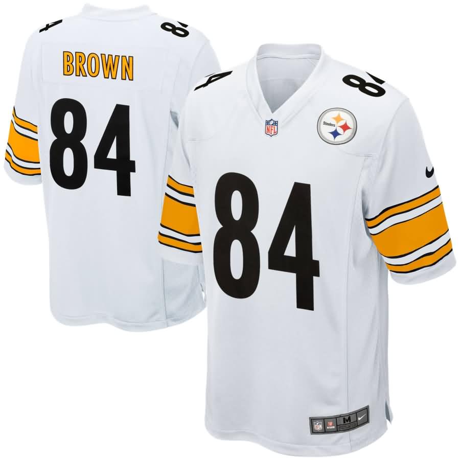 Antonio Brown Pittsburgh Steelers Nike Youth Game Jersey - White