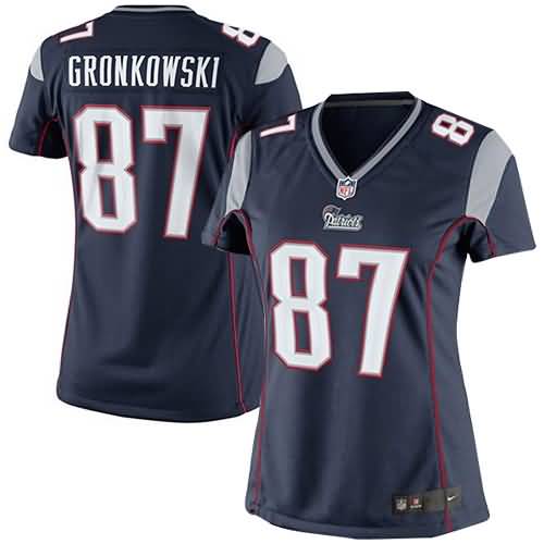 Rob Gronkowski New England Patriots Nike Girls Youth Game Jersey - Navy Blue