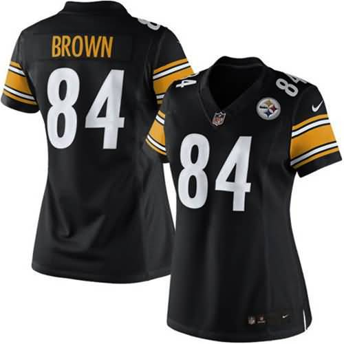 Antonio Brown Pittsburgh Steelers Nike Girls Youth Game Jersey - Black