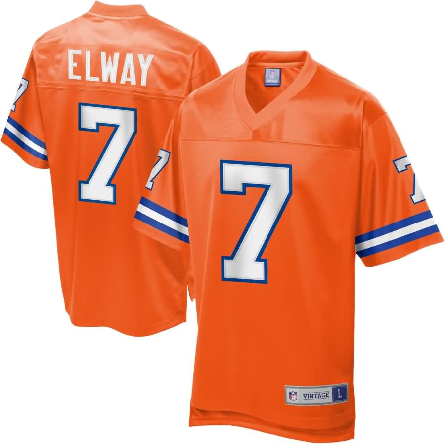 Men's NFL Pro Line Denver Broncos John Elway Retired Player Jersey