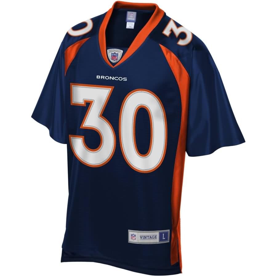 Men's NFL Pro Line Denver Broncos Terrell Davis Retired Player Jersey