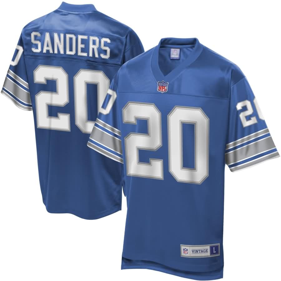 Men's NFL Pro Line Detroit Lions Barry Sanders Retired Player Jersey