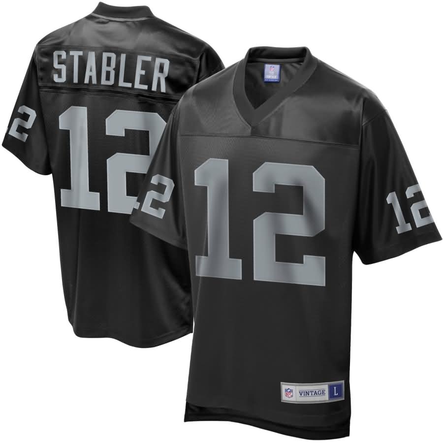 Men's NFL Pro Line Oakland Raiders Ken Stabler Retired Player Jersey