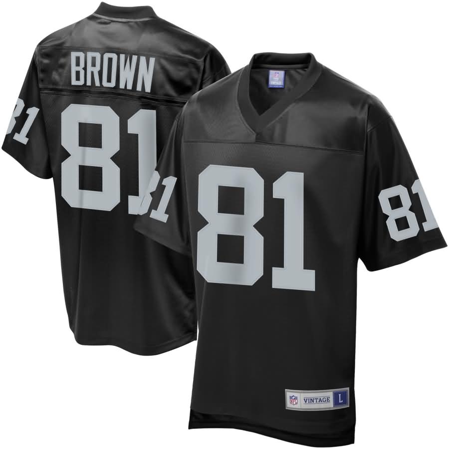 Tim Brown Oakland Raiders NFL Pro Line Retired Player Jersey - Black