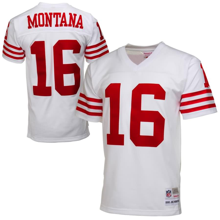 Joe Montana San Francisco 49ers Mitchell & Ness Retired Player Vintage Replica Jersey - White