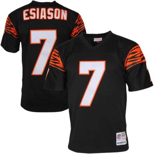 Boomer Esiason Cincinnati Bengals Mitchell & Ness 1989 Retired Player Vintage Replica Jersey - Black